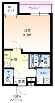 フジパレス我孫子西III番館の間取り画像