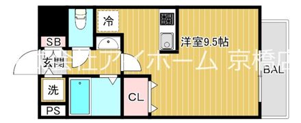 エスライズ桜ノ宮の間取り画像