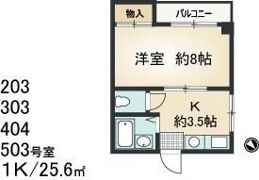 ロイヤル天王寺南の間取り画像