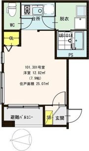 コンフォートハウスMioの間取り画像