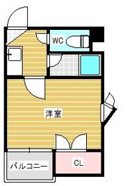 フレール西田辺の間取り画像