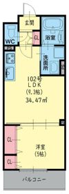 クリエオーレ御厨東の間取り画像