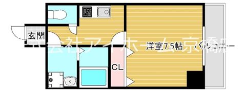 Canal天満橋の間取り画像