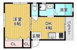高殿ハイツの間取り画像