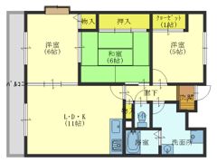 リバーイーストの間取り画像