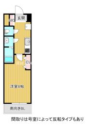 MV.imp大阪鶴橋の間取り画像