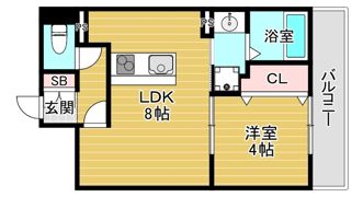 ラベニールの間取り画像
