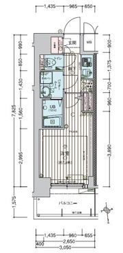サムティ大阪GRAND EASTの間取り画像