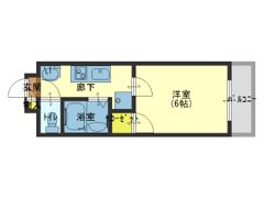 グランパシフィック鶴橋の間取り画像