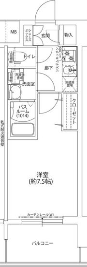 Louis Residence 天王寺町北の間取り画像