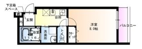 フジパレス俊徳道V番館の間取り画像