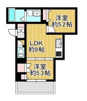 Alivio東大阪Westの間取り画像