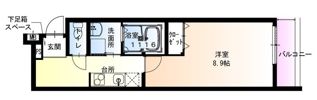 フジパレス俊徳道II番館の間取り画像