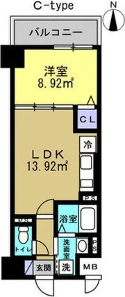 リアライズ今里南の間取り画像