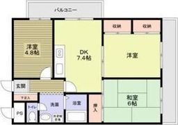 片岡マンション2の間取り画像
