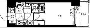 Alivis福島海老江の間取り画像