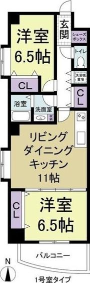 ラ・フォーレ放出の間取り画像