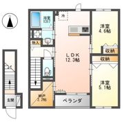 ブルースカイの間取り画像