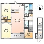 ブルースカイの間取り画像