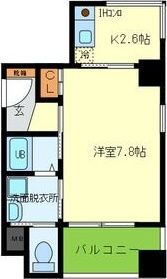 サン・ロレンツ心斎橋東の間取り画像