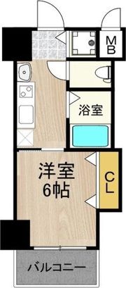 CITY SPIRE布施の間取り画像