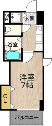 CITY SPIRE布施の間取り画像
