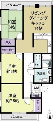 ラ・フォーレ大蓮の間取り画像
