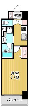 アーバネックス堂島の間取り画像