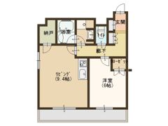 エル・セレーノ上本町レジデンスの間取り画像