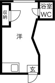 JPアパートメント東大阪IIの間取り画像