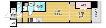 アーバネックス梅田中崎町の間取り画像