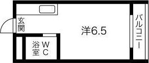 西岩田ハイツの間取り画像