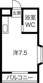 西岩田ハイツの間取り画像