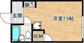 ハイツ嵯峨根の間取り画像