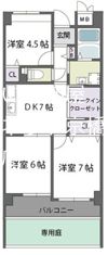 ハーヴィス・カエロンの間取り画像