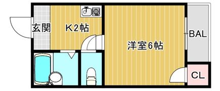 リバティ京橋の間取り画像