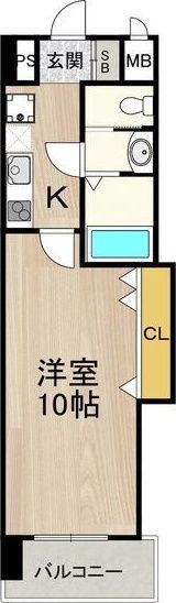 Luxe天王寺の間取り画像