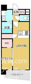 セレニテ天六リアンの間取り画像
