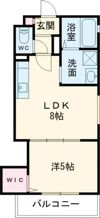 クリエオーレ茨田大宮IVの間取り画像