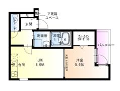 フジパレス長原駅西I番館の間取り画像