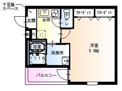 フジパレス平野南III番館の間取り画像