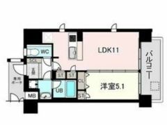 ランドセントラル梅田の間取り画像
