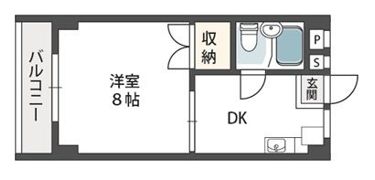 シャトー背戸口の間取り画像