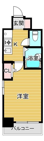 エスリード梅田東の間取り画像
