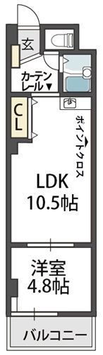 コンフォール長吉の間取り画像