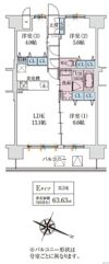 スプランディッド梅田グランノースの間取り画像