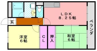 ウィンディ田中の間取り画像