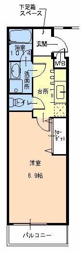 ラフィーネ聖天坂III番館の間取り画像