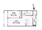 オーベル今里 southの間取り画像