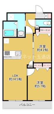 グラン今里southの間取り画像